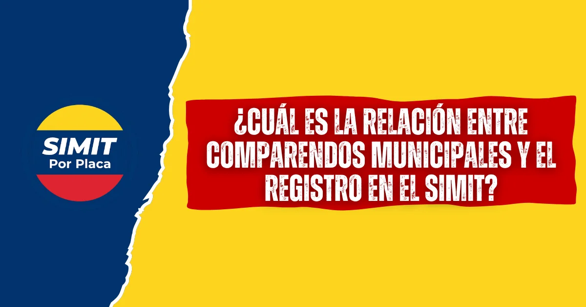¿Cuál es la Relación entre Comparendos Municipales y el Registro en el SIMIT?